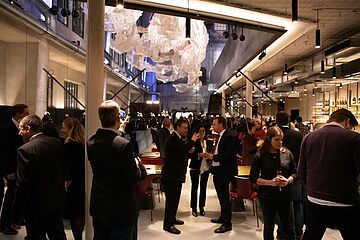 Empfang bei der Eröffnung des Ofenhaus Restaurants